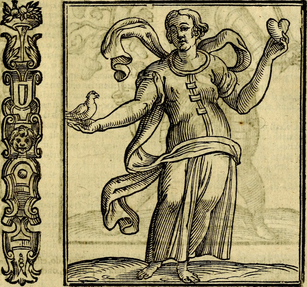 An illustration from Della piu che novissima iconologia, 1630, leaf 778