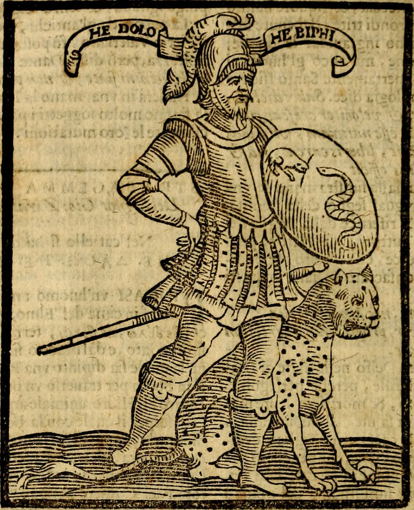 An illustration from Della piu che novissima iconologia, 1630, leaf 807
