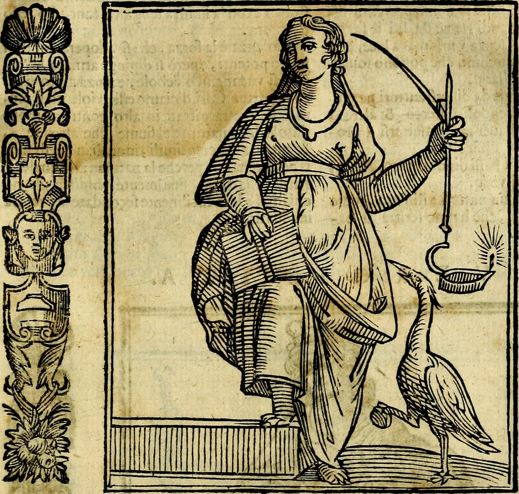 An illustration from Della piu che novissima iconologia, 1630, leaf 876