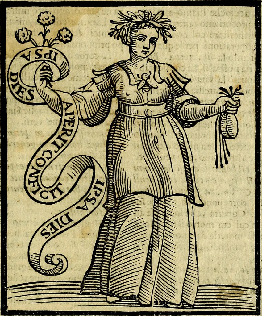 An illustration from Della piu che novissima iconologia, 1630, leaf 884