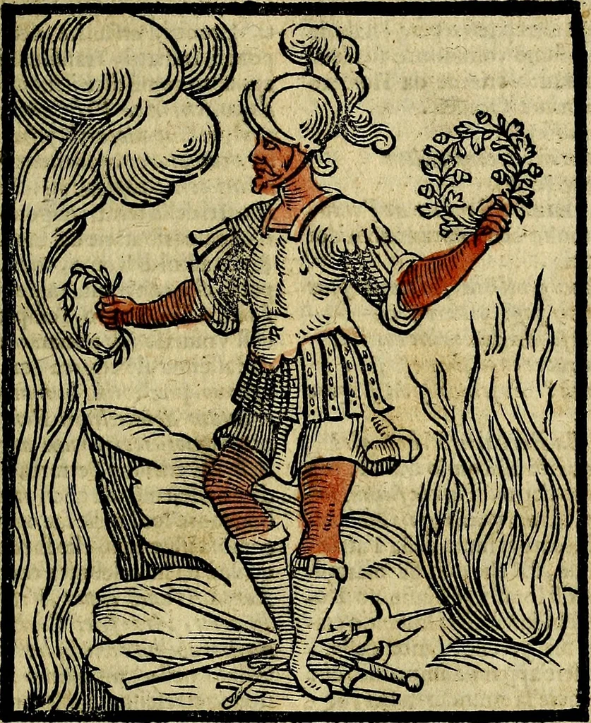An illustration from Della piu che novissima iconologia, 1630, leaf 138