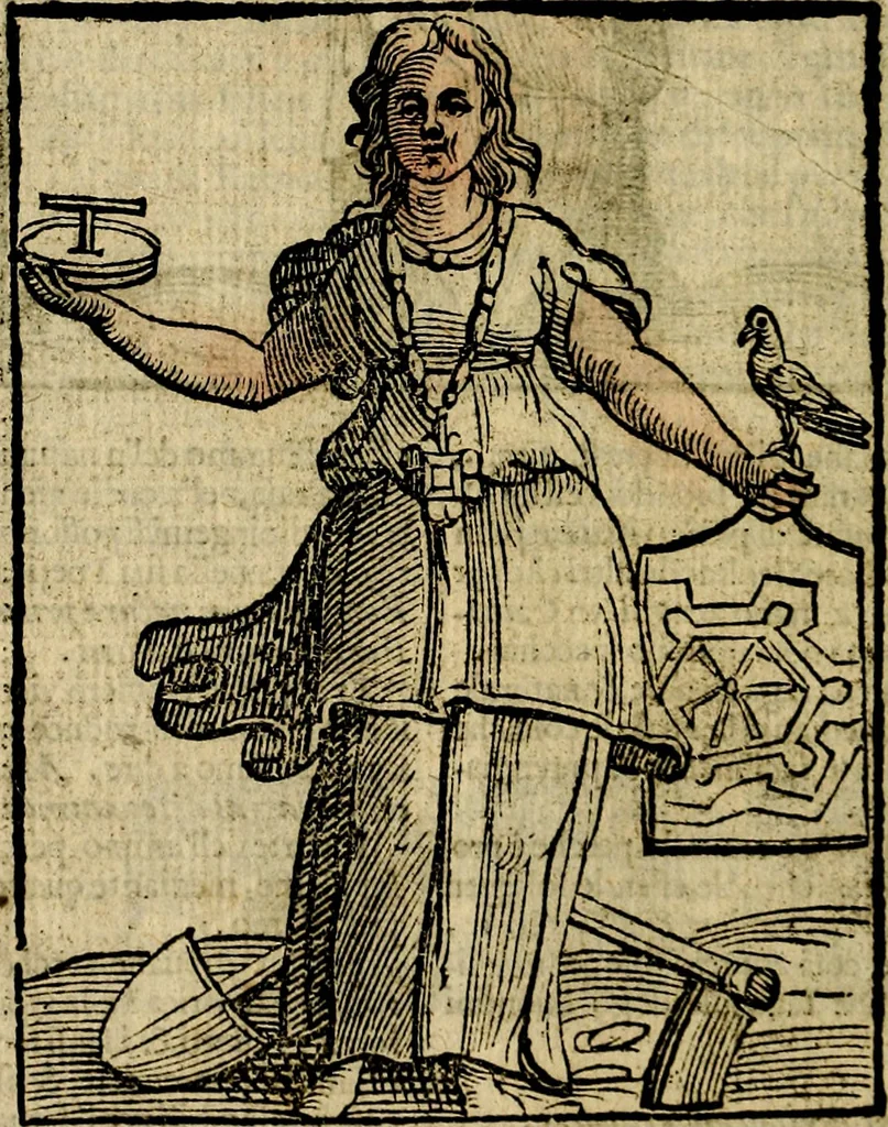 An illustration from Della piu che novissima iconologia, 1630, leaf 145