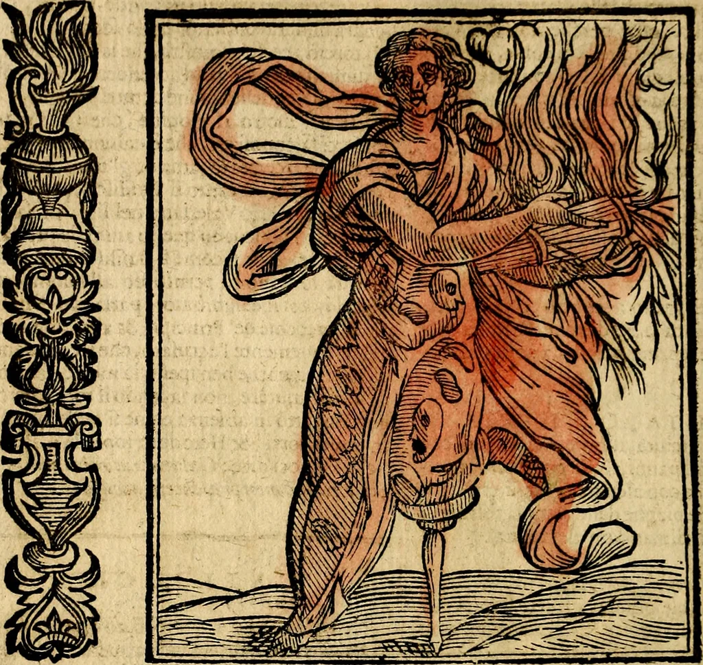 An illustration from Della piu che novissima iconologia, 1630, leaf 185