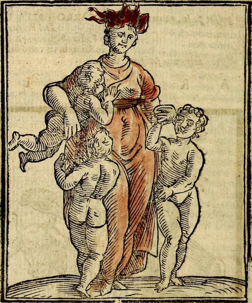 An illustration from Della piu che novissima iconologia, 1630, leaf 197