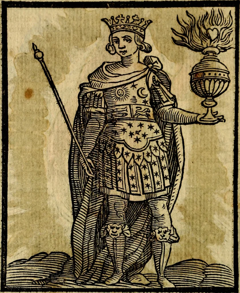 An illustration from Della piu che novissima iconologia, 1630, leaf 205
