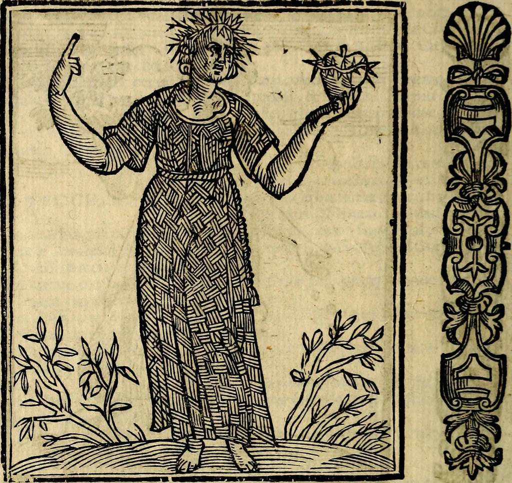 An illustration from Della piu che novissima iconologia, 1630, leaf 211