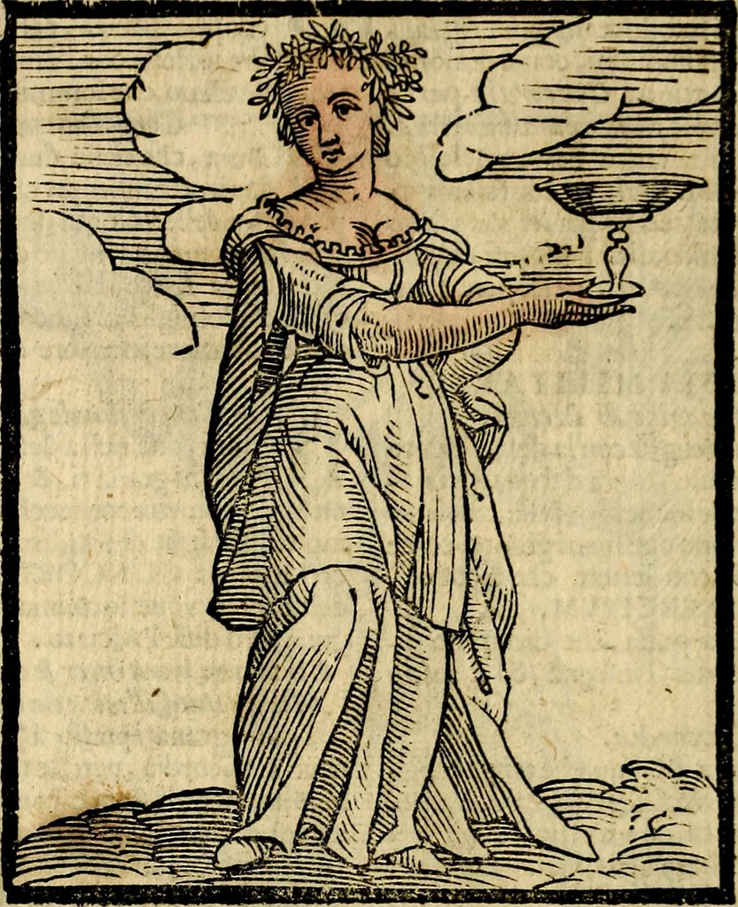 An illustration from Della piu che novissima iconologia, 1630, leaf 219