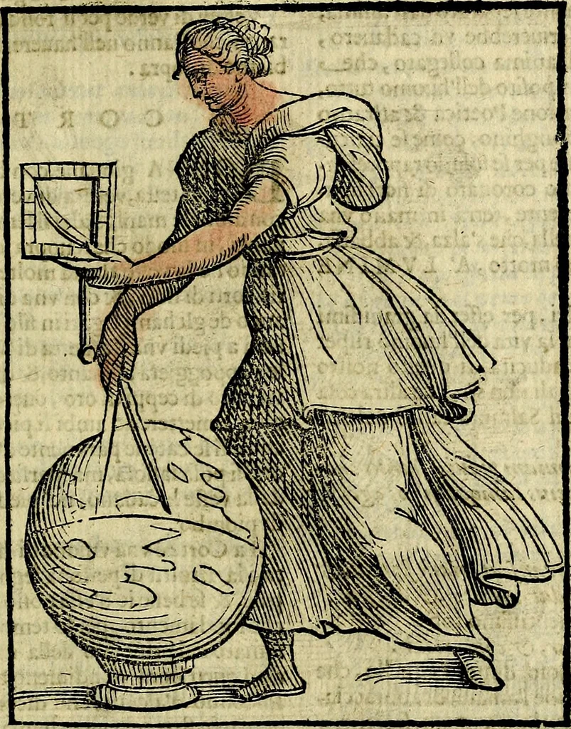 An illustration from Della piu che novissima iconologia, 1630, leaf 240
