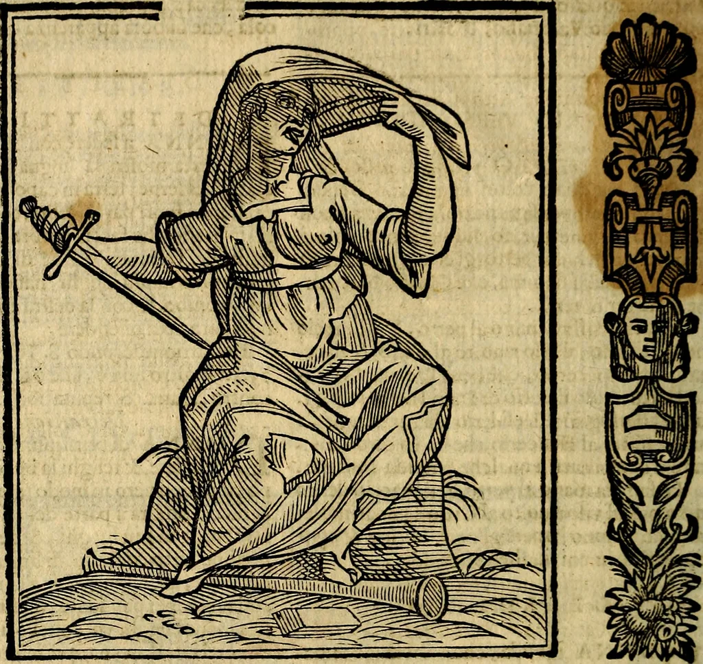 An illustration from Della piu che novissima iconologia, 1630, leaf 269