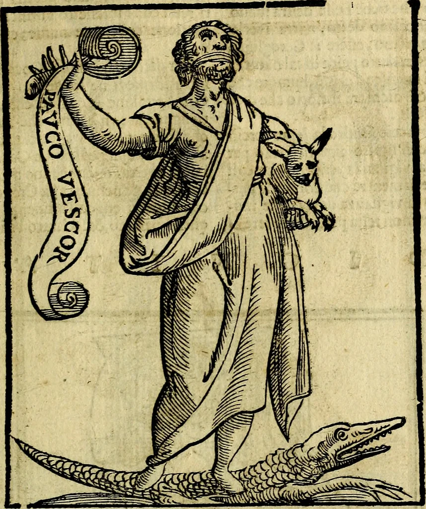 An illustration from Della piu che novissima iconologia, 1630, leaf 274