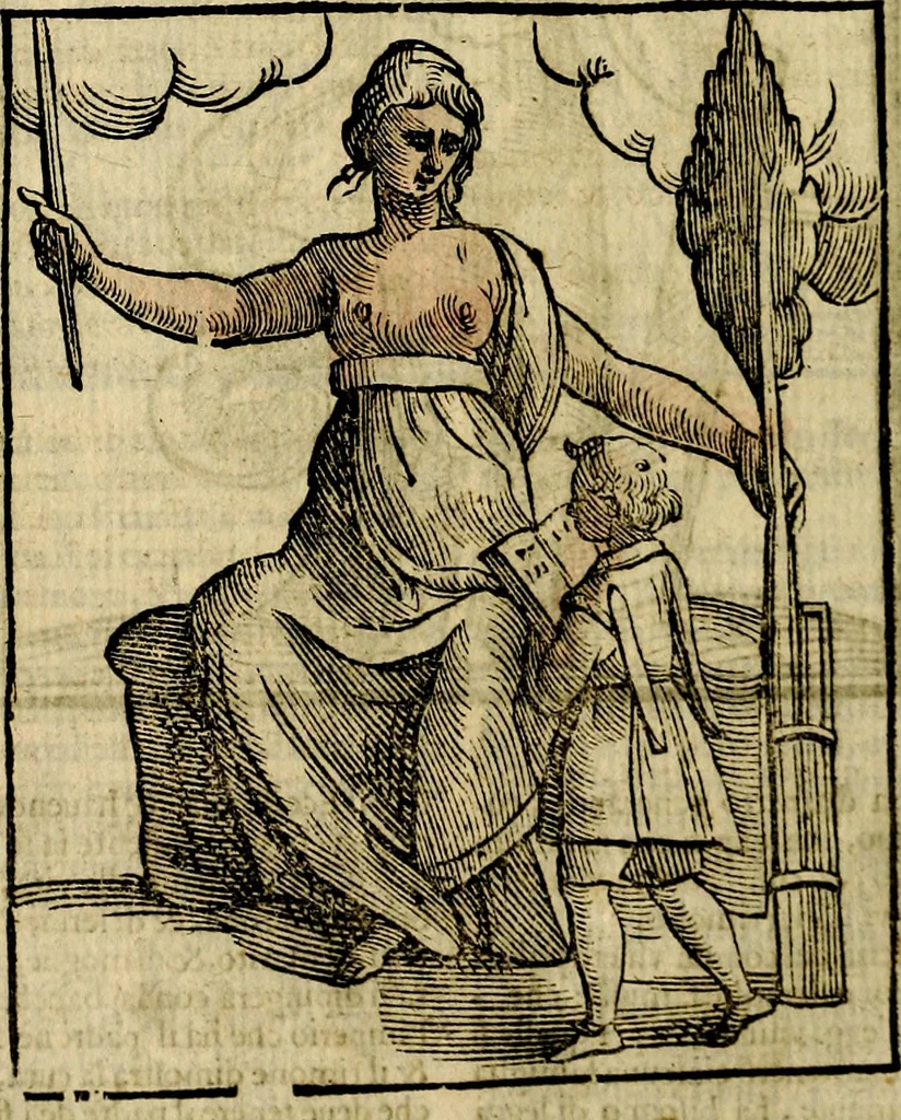 An illustration from Della piu che novissima iconologia, 1630, leaf 297