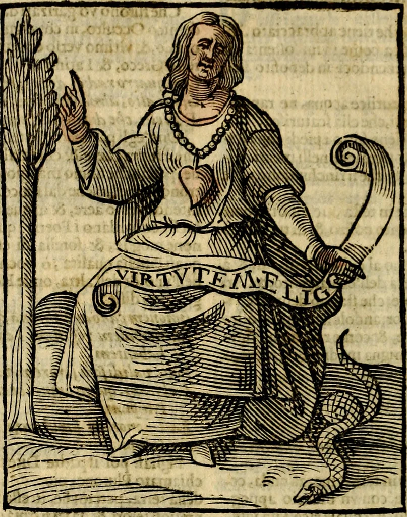 An illustration from Della piu che novissima iconologia, 1630, leaf 303