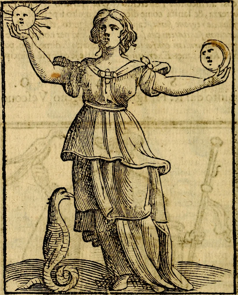 An illustration from Della piu che novissima iconologia, 1630, leaf 315
