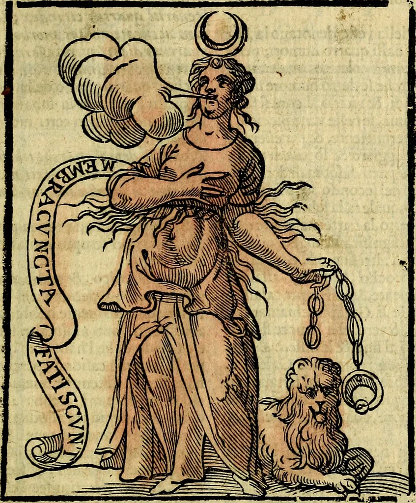 An illustration from Della piu che novissima iconologia, 1630, leaf 328