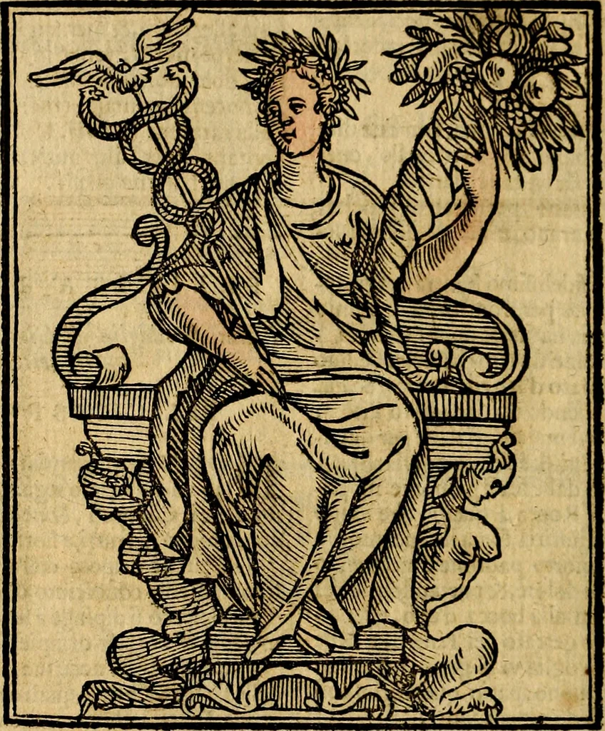 An illustration from Della piu che novissima iconologia, 1630, leaf 337
