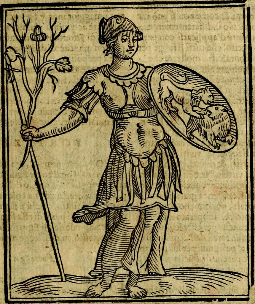 An illustration from Della piu che novissima iconologia, 1630, leaf 360