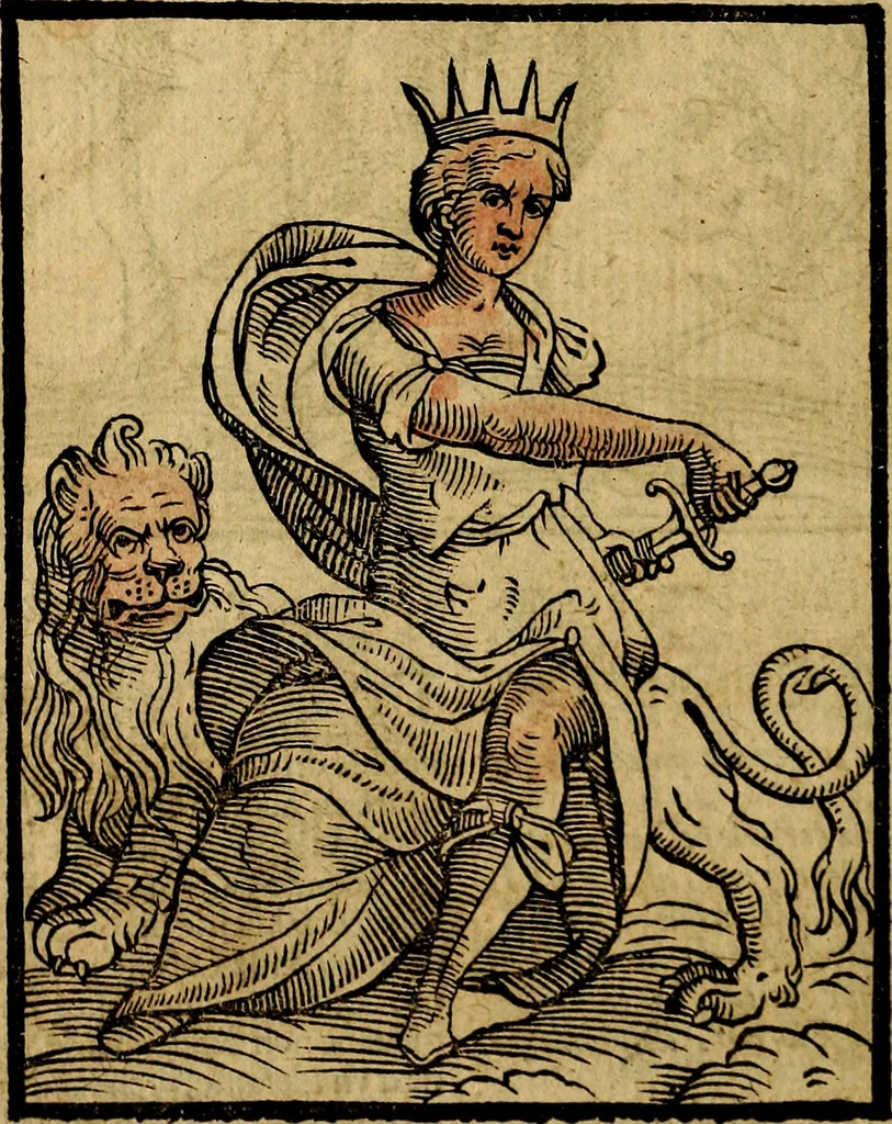 An illustration from Della piu che novissima iconologia, 1630, leaf 365