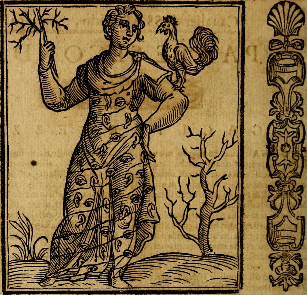 An illustration from Della piu che novissima iconologia, 1630, leaf 379