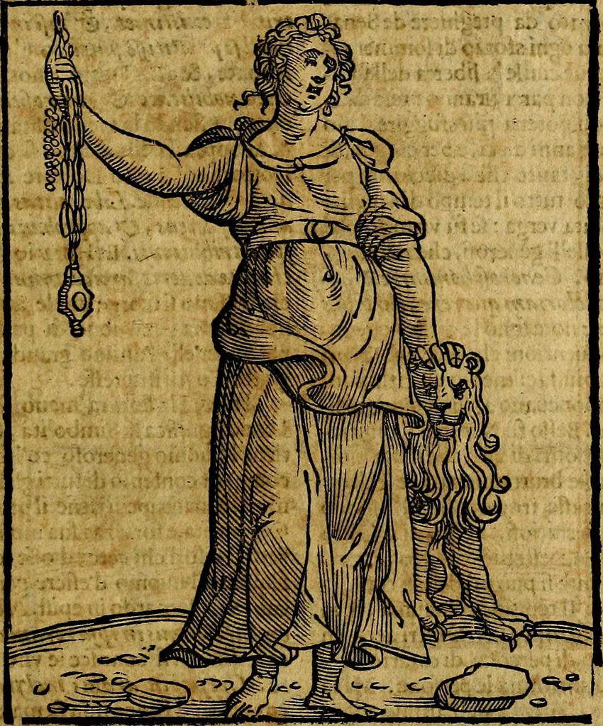 An illustration from Della piu che novissima iconologia, 1630, leaf 380