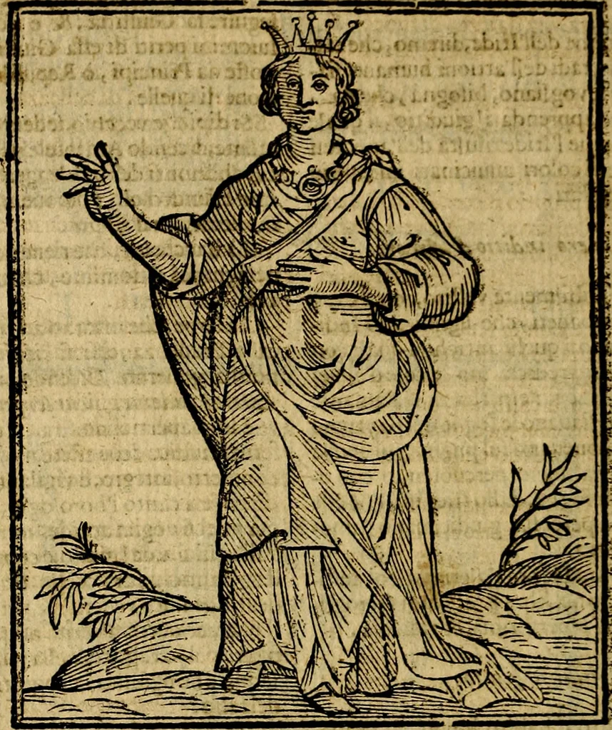 An illustration from Della piu che novissima iconologia, 1630, leaf 389
