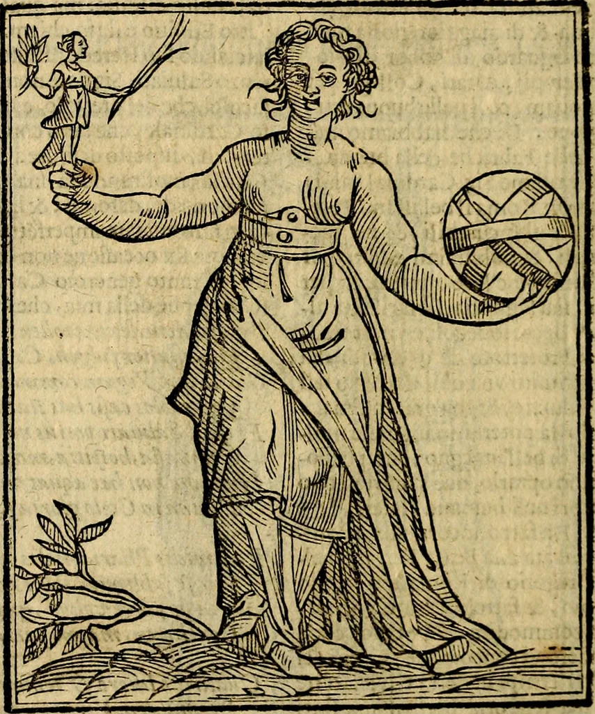 An illustration from Della piu che novissima iconologia, 1630, leaf 393