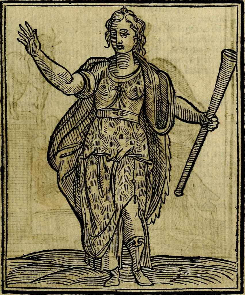 An illustration from Della piu che novissima iconologia, 1630, leaf 416