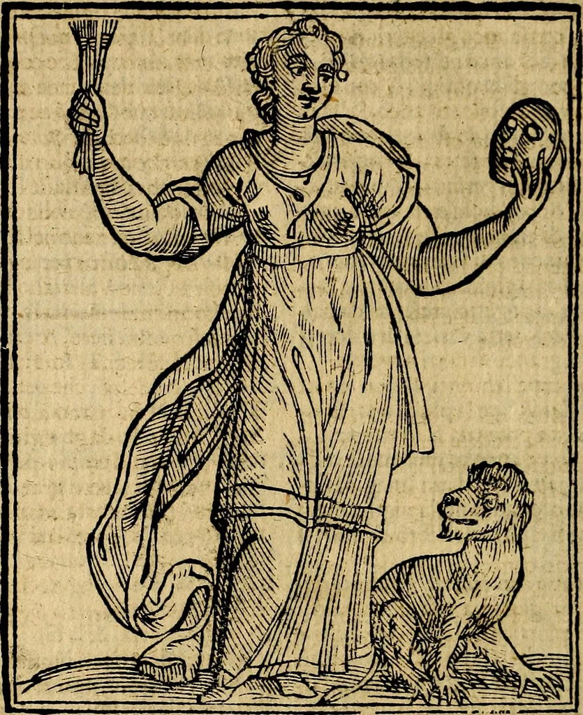 An illustration from Della piu che novissima iconologia, 1630, leaf 421