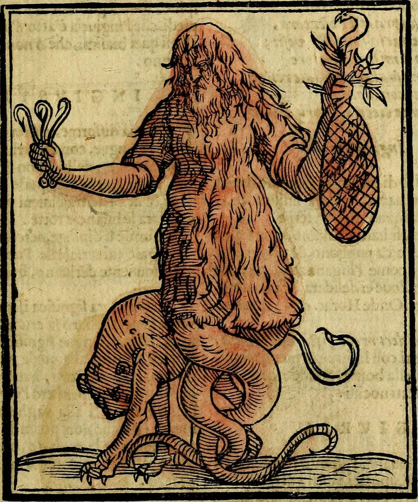 An illustration from Della piu che novissima iconologia, 1630, leaf 430