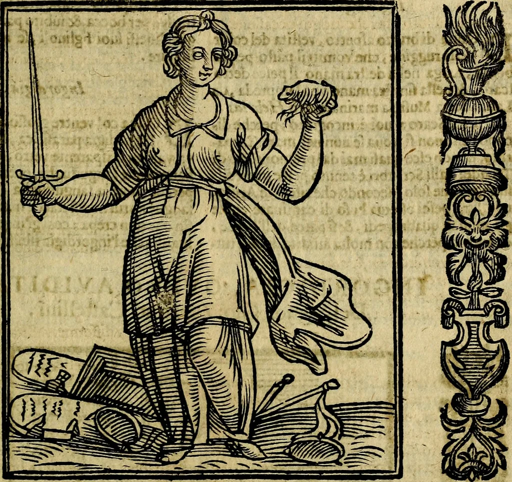 An illustration from Della piu che novissima iconologia, 1630, leaf 432