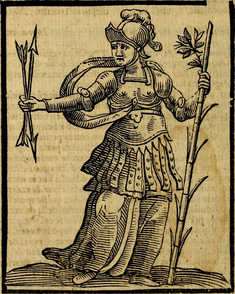 An illustration from Della piu che novissima iconologia, 1630, leaf 435