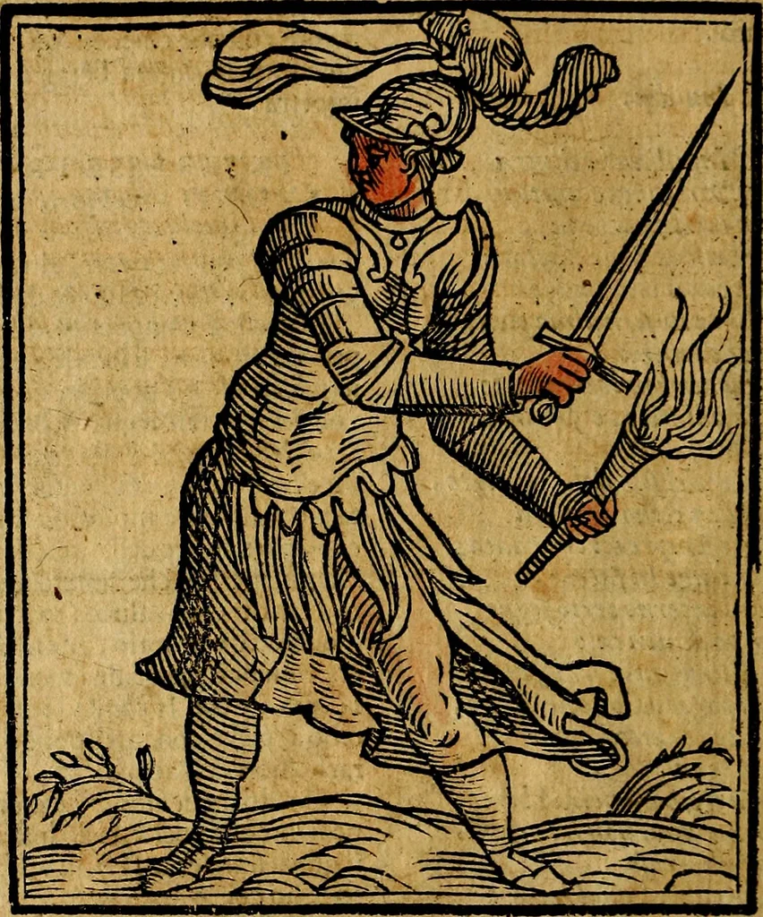 An illustration from Della piu che novissima iconologia, 1630, leaf 453
