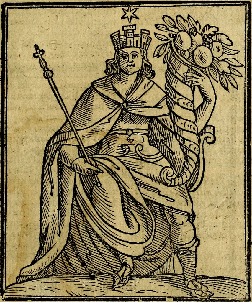 An illustration from Della piu che novissima iconologia, 1630, leaf 456