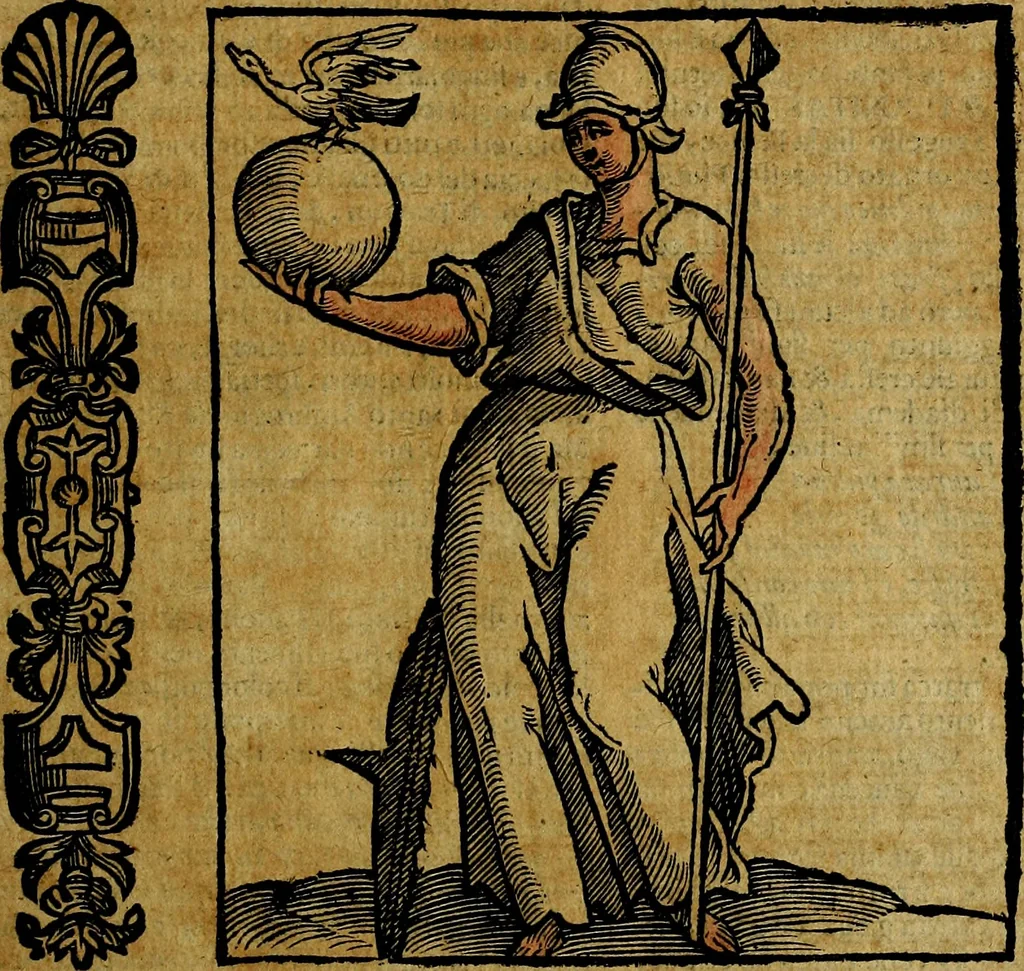 An illustration from Della piu che novissima iconologia, 1630, leaf 464