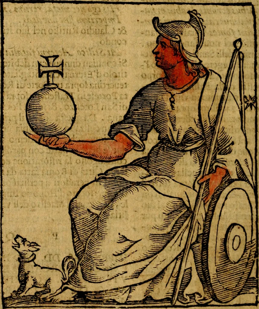 An illustration from Della piu che novissima iconologia, 1630, leaf 471