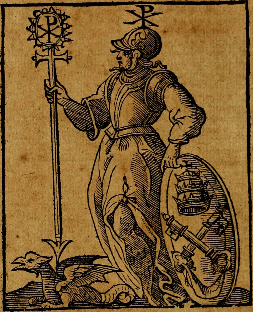 An illustration from Della piu che novissima iconologia, 1630, leaf 473