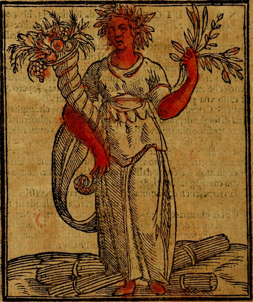 An illustration from Della piu che novissima iconologia, 1630, leaf 485