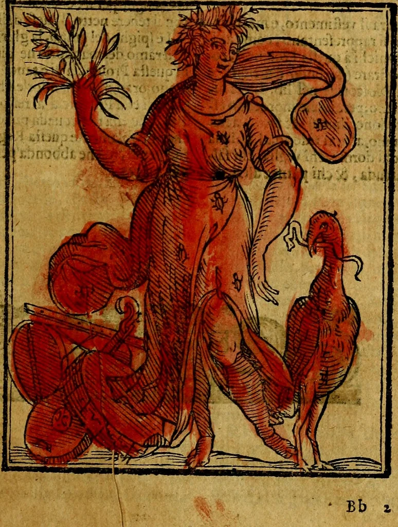 An illustration from Della piu che novissima iconologia, 1630, leaf 486