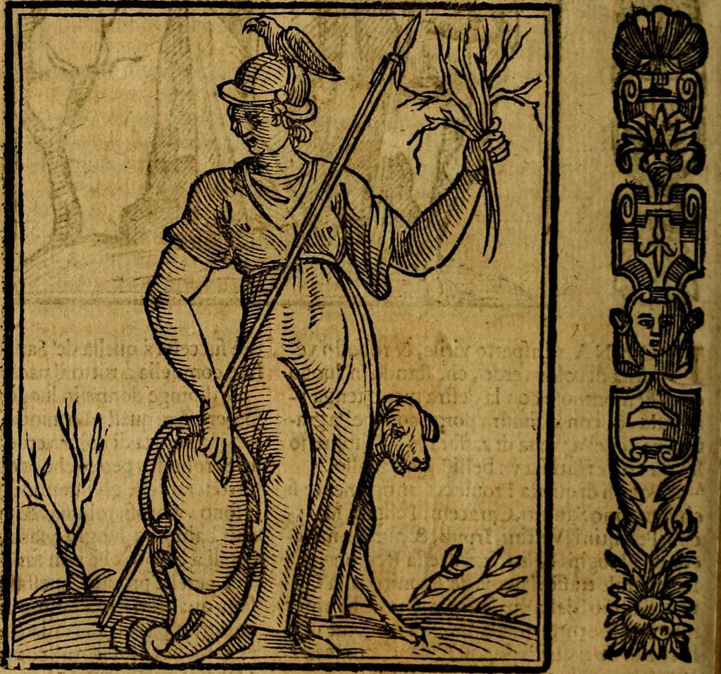 An illustration from Della piu che novissima iconologia, 1630, leaf 489