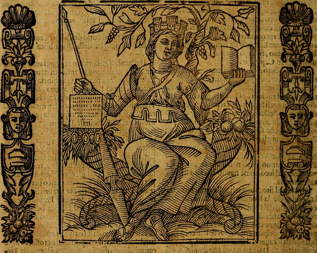 An illustration from Della piu che novissima iconologia, 1630, leaf 497