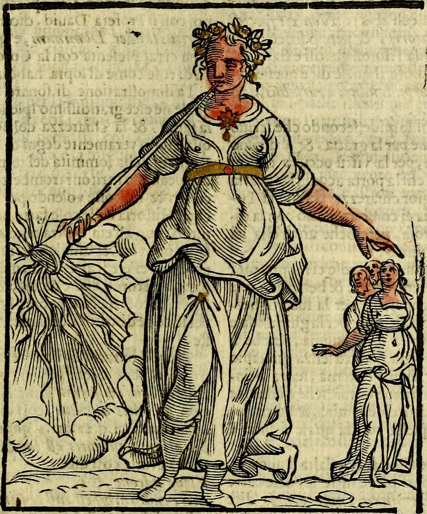An illustration from Della piu che novissima iconologia, 1630, leaf 540