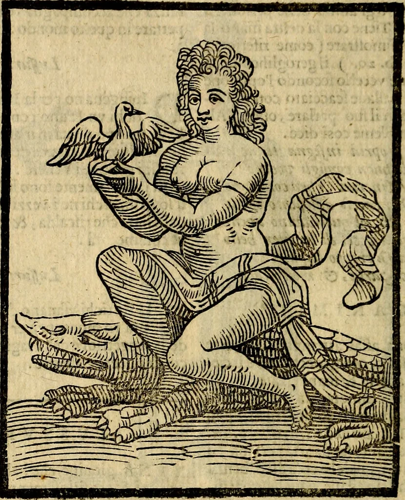 An illustration from Della piu che novissima iconologia, 1630, leaf 545