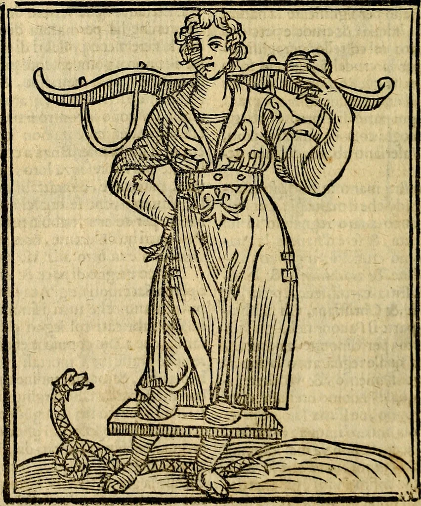 An illustration from Della piu che novissima iconologia, 1630, leaf 551