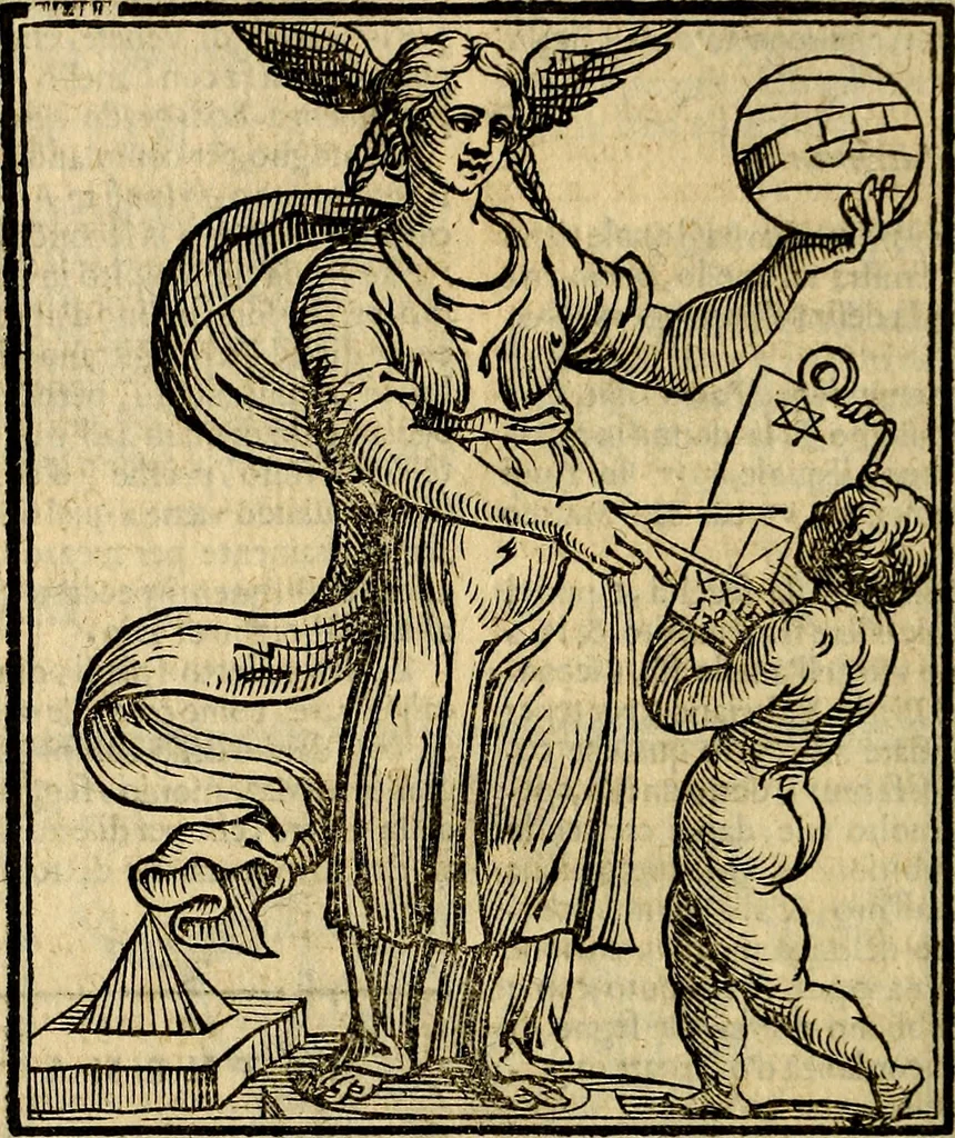 An illustration from Della piu che novissima iconologia, 1630, leaf 553