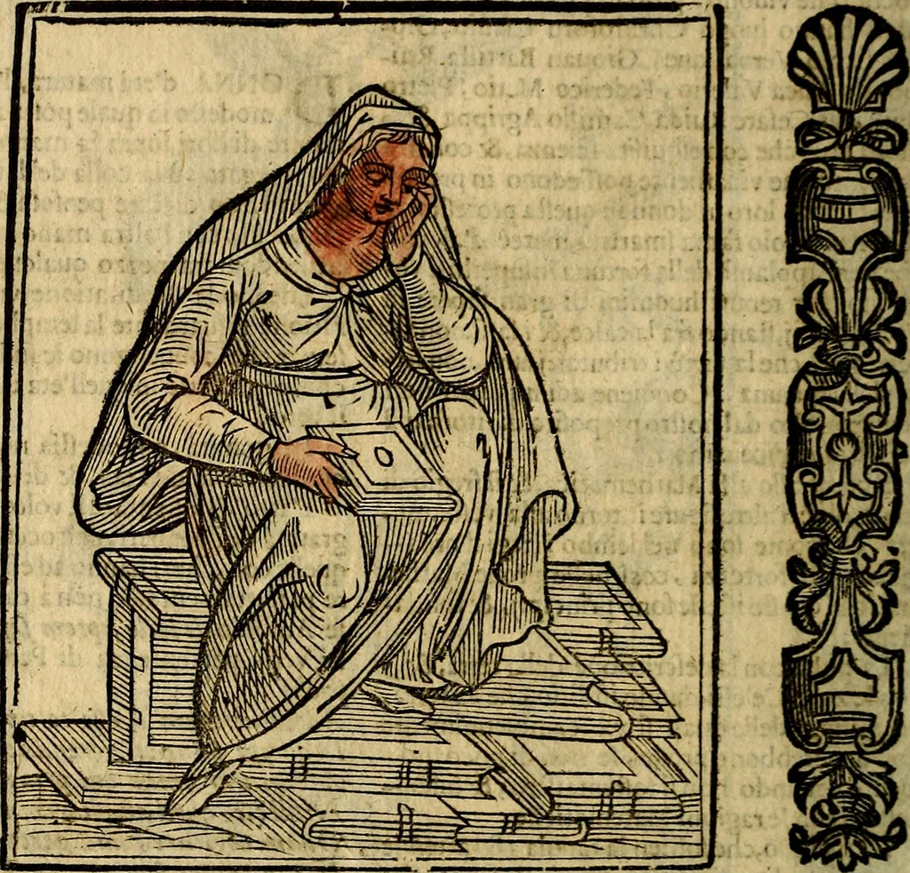An illustration from Della piu che novissima iconologia, 1630, leaf 555