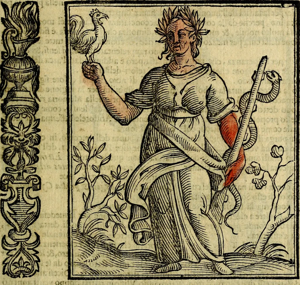 An illustration from Della piu che novissima iconologia, 1630, leaf 556