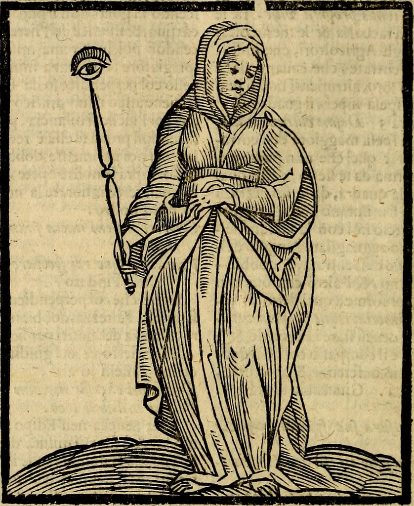 An illustration from Della piu che novissima iconologia, 1630, leaf 579