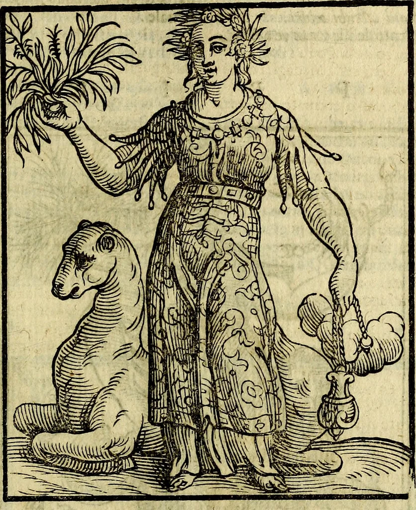 An illustration from Della piu che novissima iconologia, 1630, leaf 586