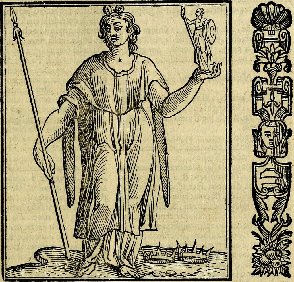 An illustration from Della piu che novissima iconologia, 1630, leaf 606