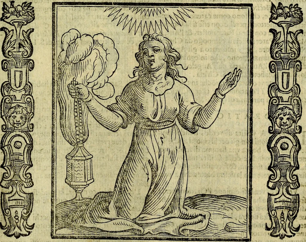 An illustration from Della piu che novissima iconologia, 1630, leaf 624