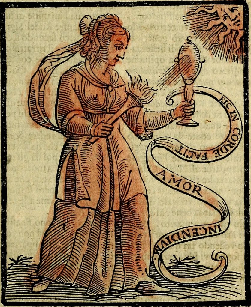 An illustration from Della piu che novissima iconologia, 1630, leaf 628